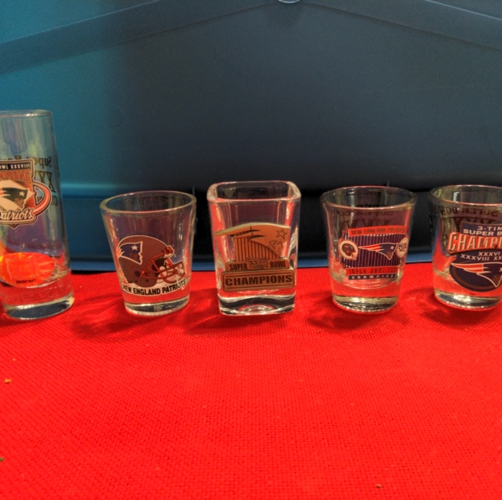 Shot glass, patriots